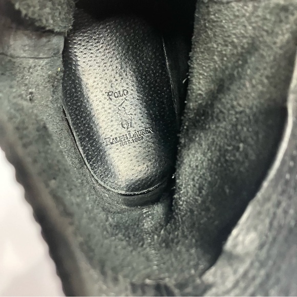 Paul Green Nelly block heel booties black leather ankle boots size 6 - Picture 8 of 9